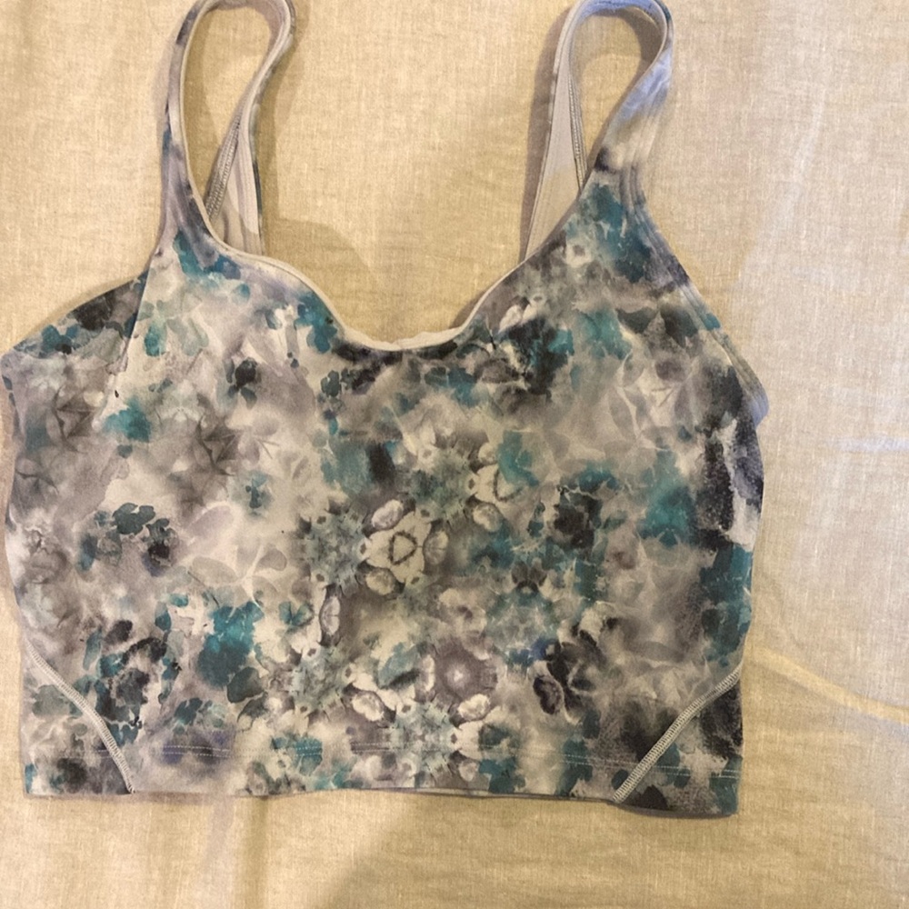 Lululemon Athletica Blue and Gray Sports Bra